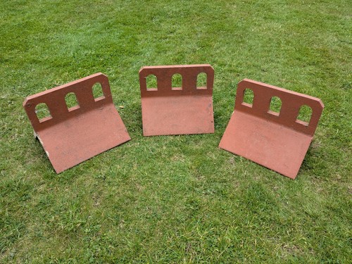 Terracotta roof ridge tiles - roof,
