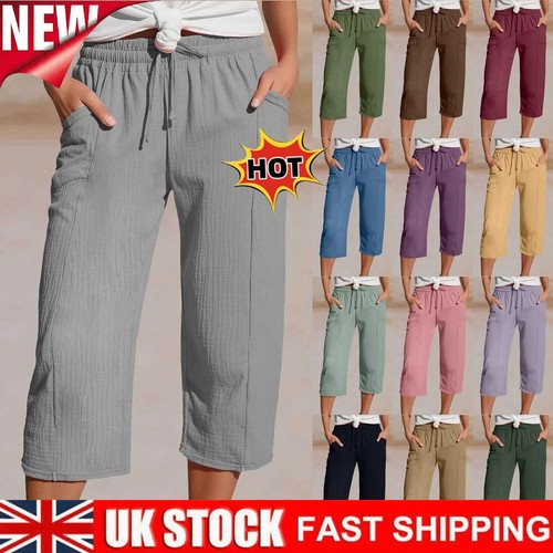 Lady cotton linen elastic - linen,