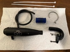 1:10 Scale Black Tune Pipe &