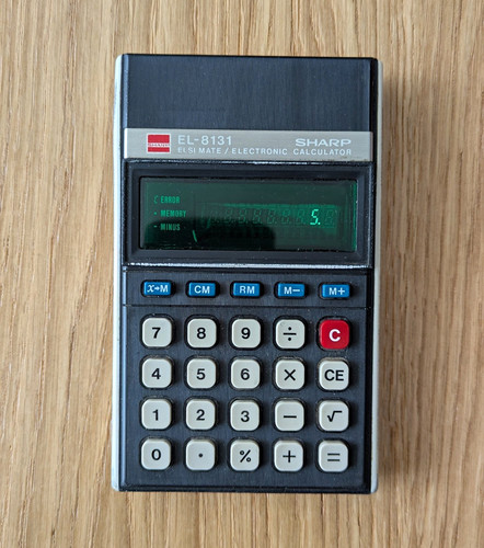 Sharp 8131 basic handheld - el-8131,