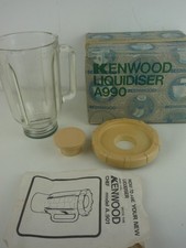 VINTAGE KENWOOD CHEF MODEL A.990 REPLACEMENT GLASS JUG WITH LID FOR LIQUIDISER