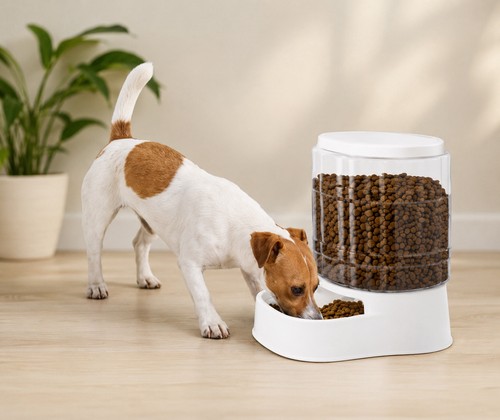Automatic gravity pet - feeder, 6