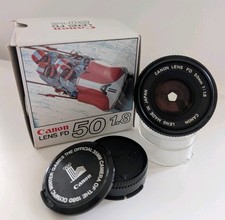 *BOXED* Canon FD 50mm f1.8 Lens, Winter Olympics 1980, EXC+++ condition