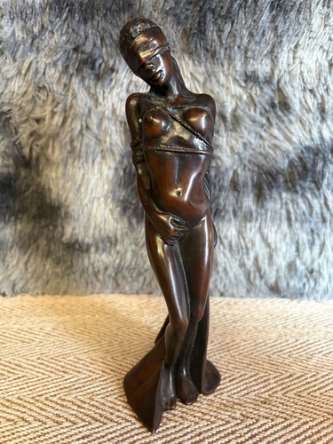 Bound lady sculpture - lady, 10"