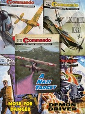 COMMANDO COMICS X5 JOB LOT