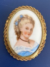 Antique French Limoges Cameo