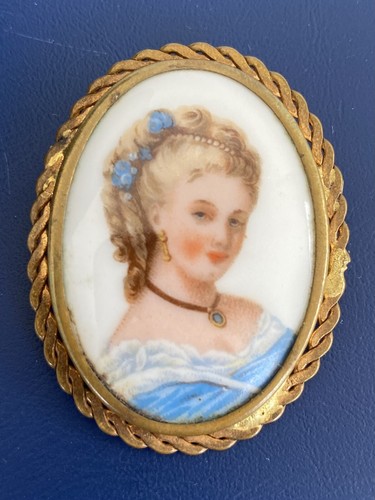 Antique french limoges cameo - antique,