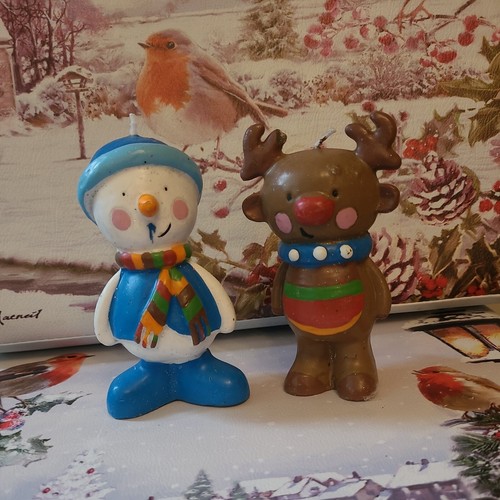 Snowman and reindeer christmas - reindeer,