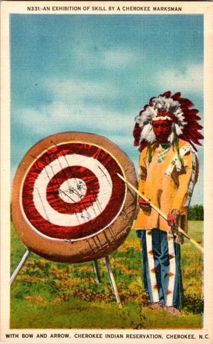 Cherokee postcard - cherokee,