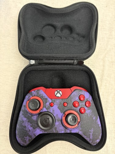 Purple and red custom - red, scuf