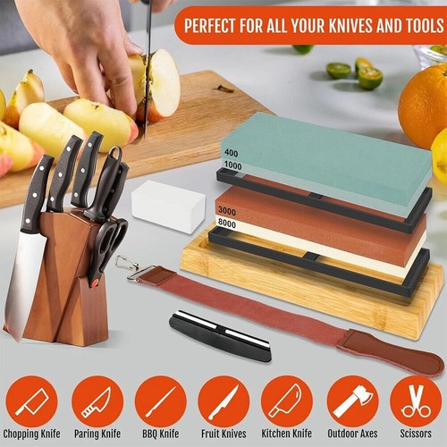 Knife sharpening stone kit - stone,