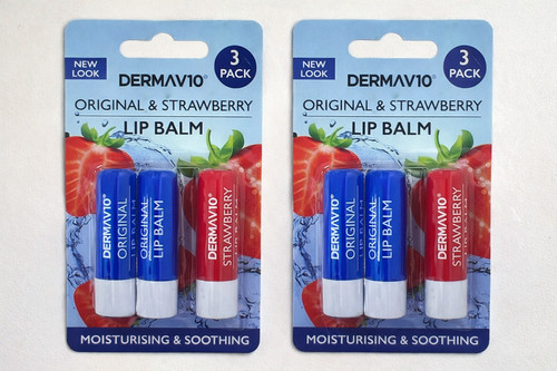 Dermav10 lip balm - x,