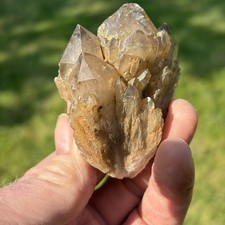 Natural Citrine Point Cluster