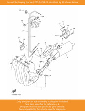 YAMAHA Cap, 2D1-14799-10 OEM