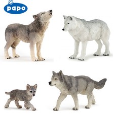 PAPO Wild Animal Kingdom WOLVES - Choice of 7 different Wolf with with Tags