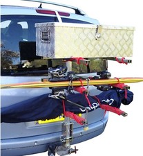 towball ski rack vertical mount swan or flange towball. Single shelf.