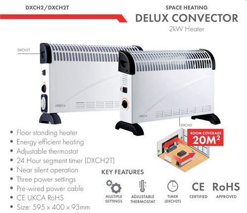 Convector heater 2000w - convector,