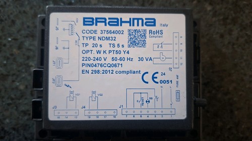 Brahma control box type - type, ndm32