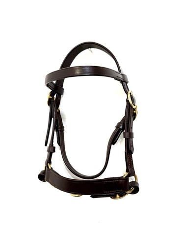 Hand show bridle - bridle, brown