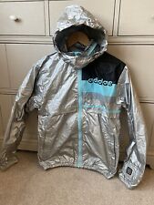 Rare Adidas Micropacer Windbreaker Jacket Retro Vintage Original XS Silver
