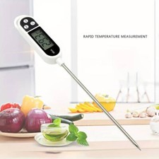 Digital Food Thermometer Probe with LCD Display for Meat, Poultry, BBQ