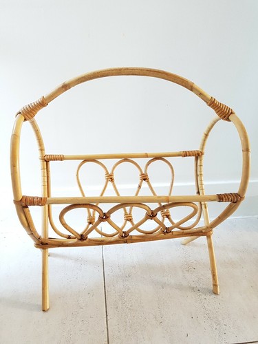 Vintage bamboo cane magazine - vintage,