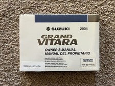 2004 Suzuki Grand Vitara Owners Manual Brand New!!