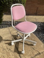 Ikea Orfjall desk chair pink