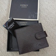 Osprey Brown Leather Wallet -