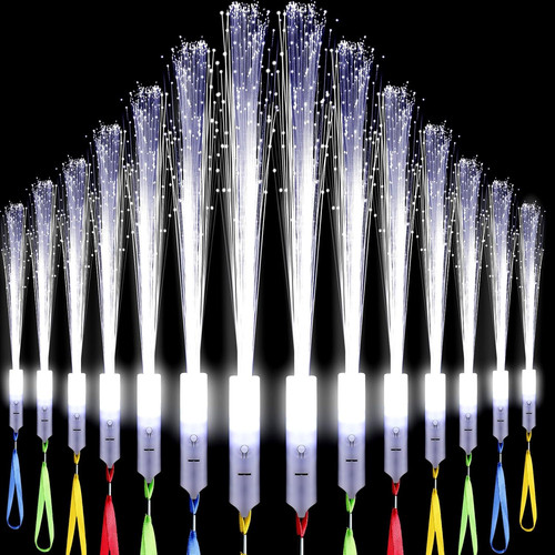 100 pcs white fiber optic - 100,