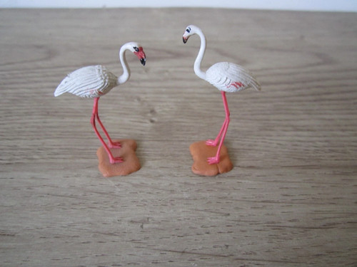 Pair vintage britains zoo - of,
