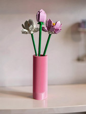 Vase for lego lotus flowers - lotus,