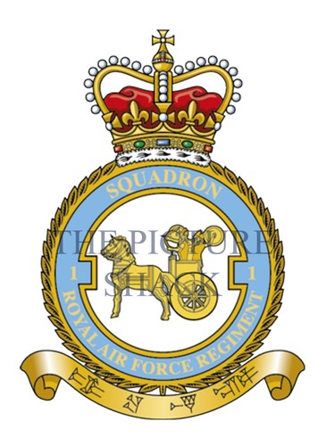 Squadron raf regt - raf, crest