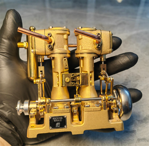 Powerful retro steam engine - powerful,