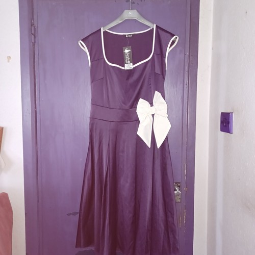 Lady vintage purple - lady, white