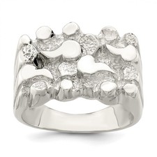 Sterling Silver Woman's Nugget