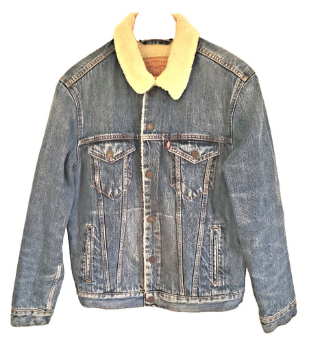 Levis jacket mens washed - levis, blue