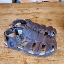 Karrimor Mens Brown Leather  Lounge Fish Walking Sandals UK Size 9