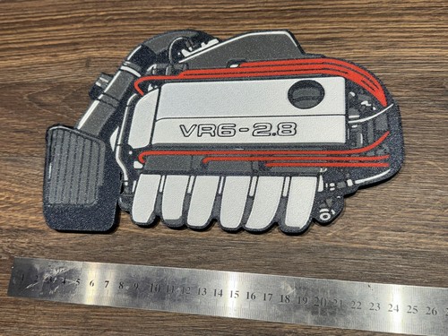 Vr6 engine 3d - 3d, printed