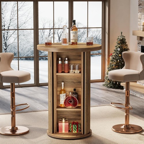 Round bar table - table, with