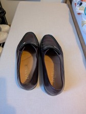 Burgundy Mens Leather Loafers Barker UK Size 8.5