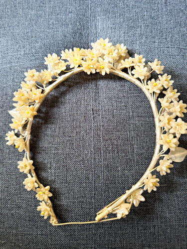 Antique 1930s wax flower - 1930s,