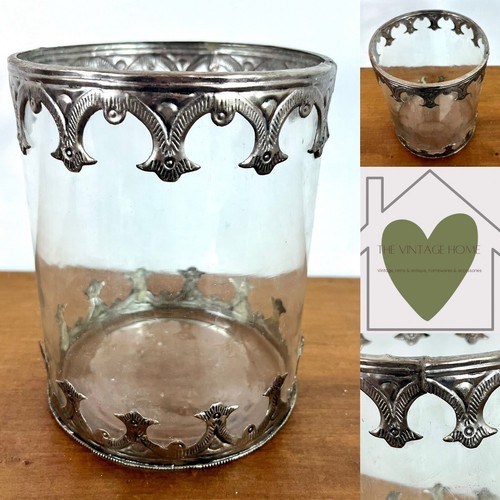 Vintage glass metalwork - vintage,