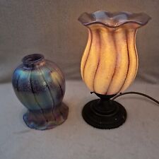 Heron Glass. Pair Of Lilac