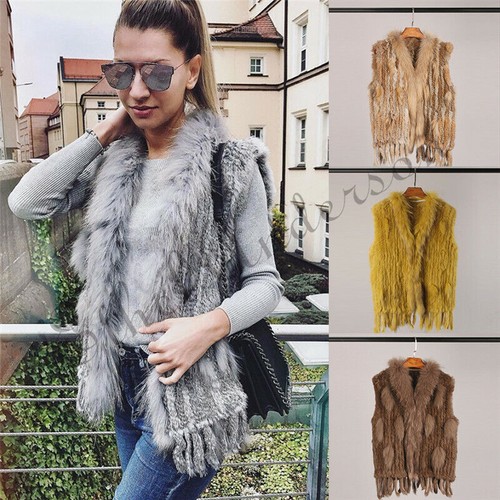 Real women rabbit fur vest - rabbit,