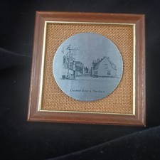 Stainless Steel Framed Etching of the 'Crooked Billet & Barns' LEIGH-ON-SEA