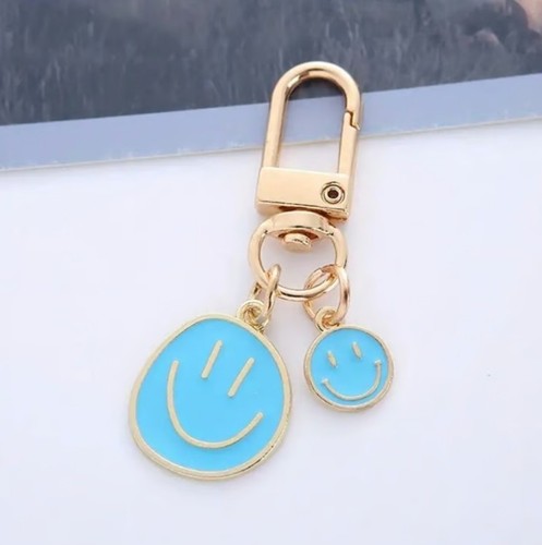 Happy face keychain for - happy, women