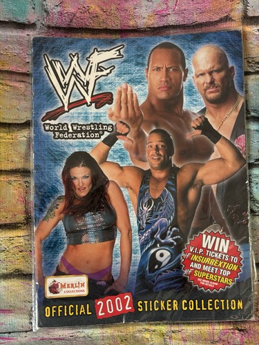 Merlin wwf 2002 sticker album - wwf,
