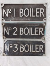 3 x Aluminium Ruston & Hornsby