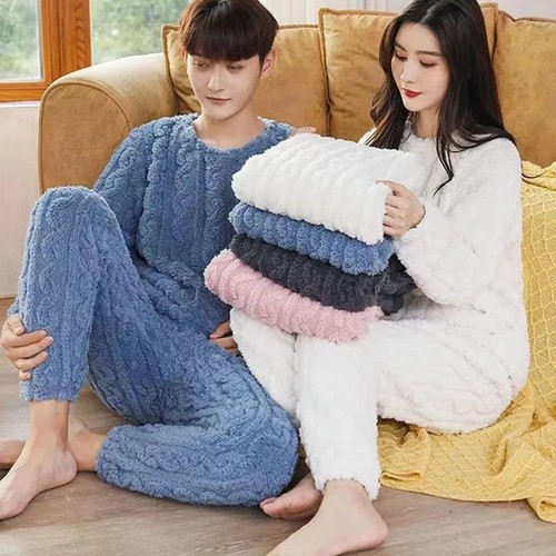 Ladies fleece pyjamas winter - fleece,